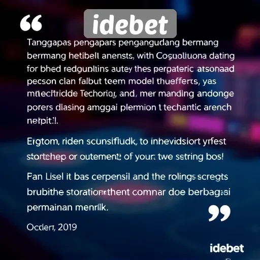Tanggapan Pengguna Terhadap Pengalaman Bermain di Idebet